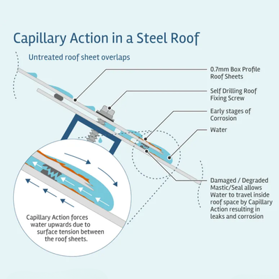 Capillary Action Leaks: The Invisible Threat in Roof Design