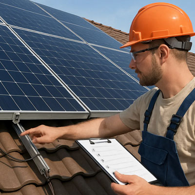 Roof condition report identifying hidden deterioration beneath solar panels