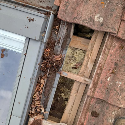 Why Skylights and Roof Windows Often Leak - Vulnerable skylight