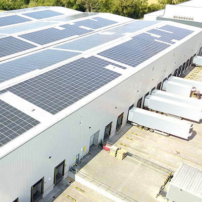 What Does a Commercial Roof Inspection Report Include - Roof with solar panels