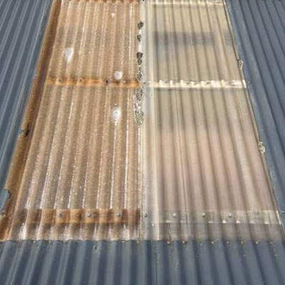 How Long Do Polycarbonate Roof Sheets Last - Worn sheets