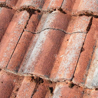 How Often Should a Tile Roof Be Inspected - Roof tile cracked due to old age